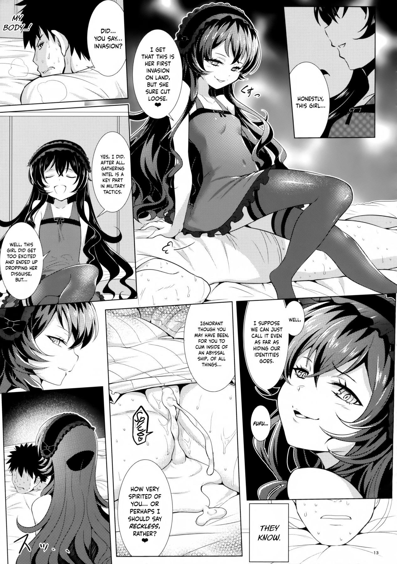 Hentai Manga Comic-That Time I Fucked a Girl Right After an Offline Meetup and She Turned Out to Be an Abyssal Ship-Read-12